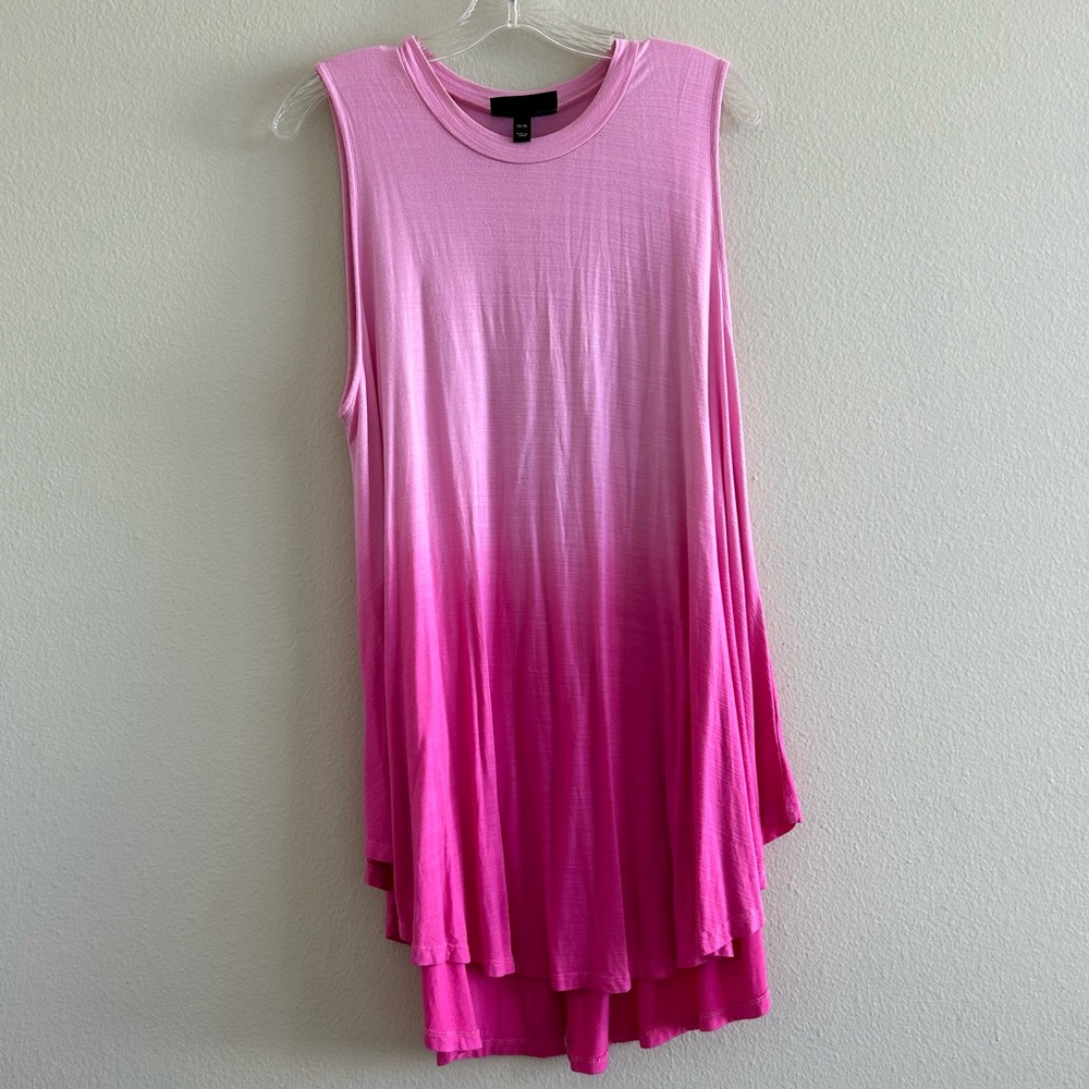 Lane Bryant Pink Ombre Tank Top 14/16